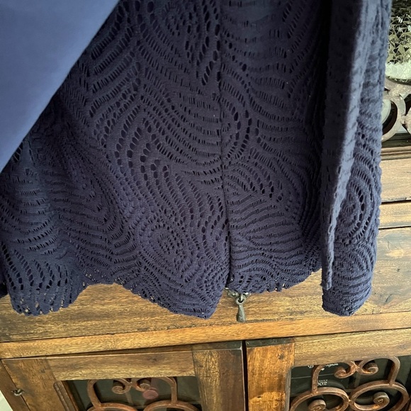 Lilly Pulitzer Tiki wrap romper in True Navy - Picture 7 of 8